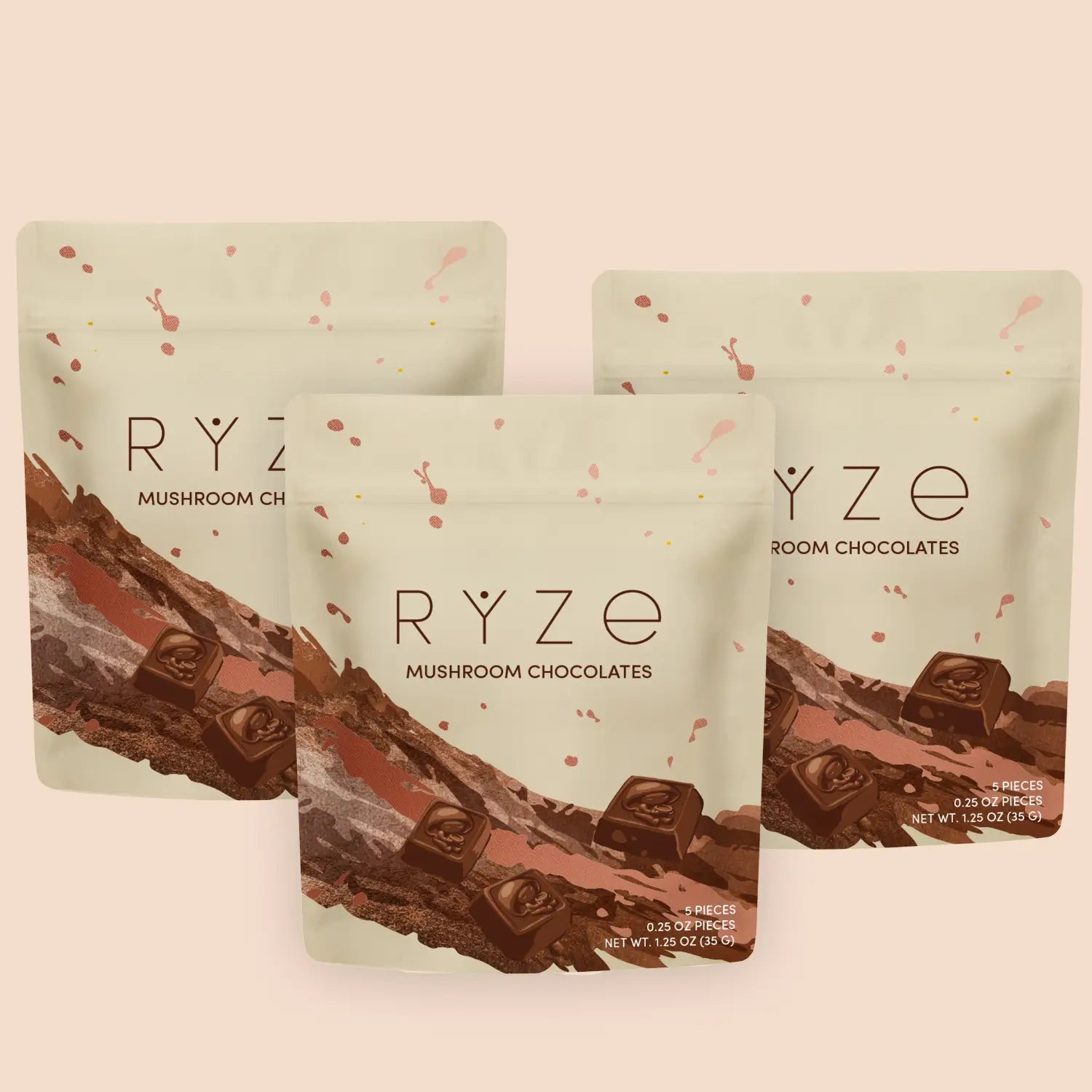 Mushroom Chocolates Rye (15 pieces) O6
