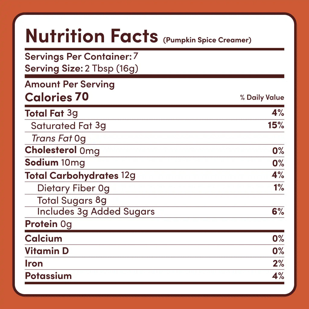 Pumpkin Spice Superfood Creamer Add-On (SPECIAL PRICING) A4