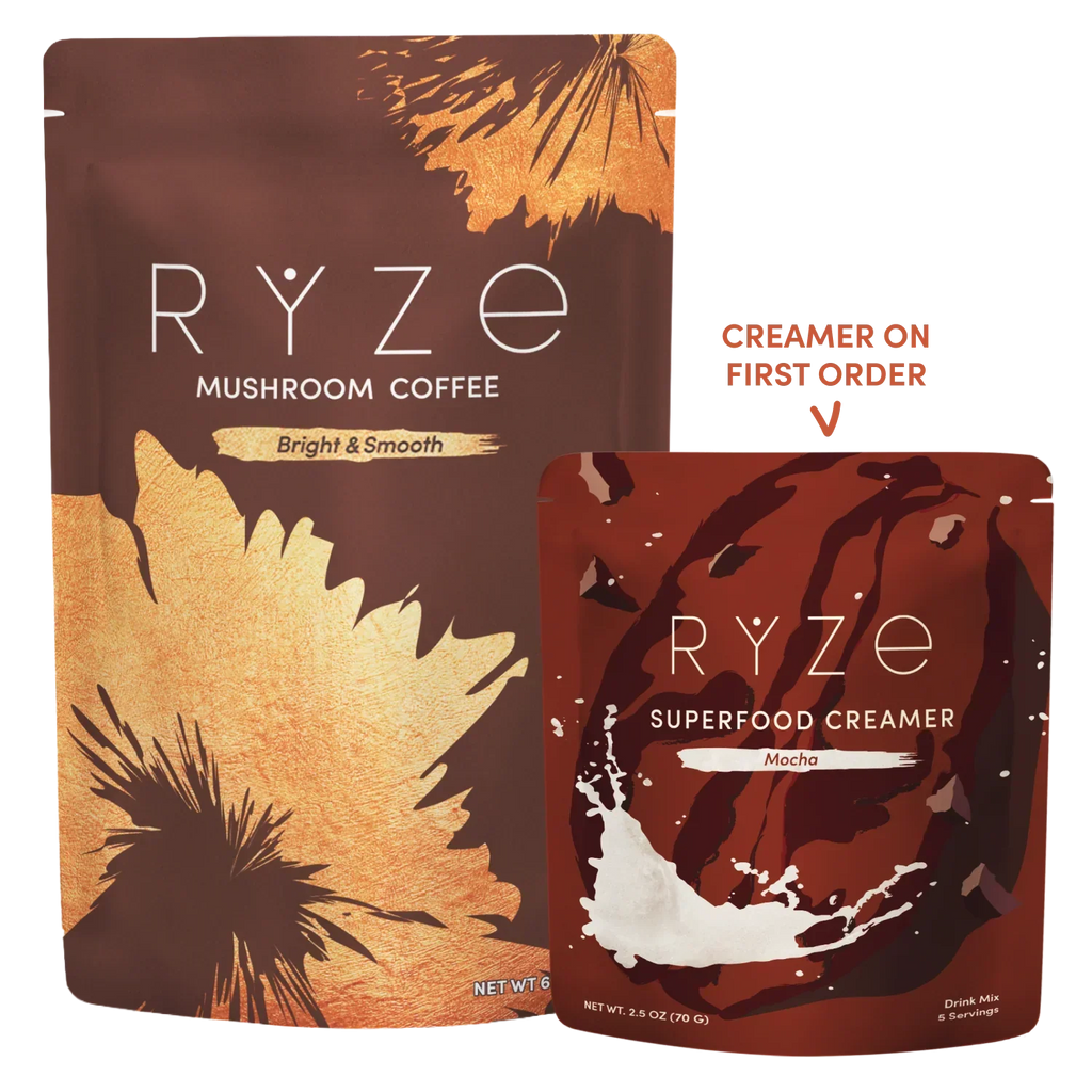 Mushroom Coffee + Mocha Creamer Set B6