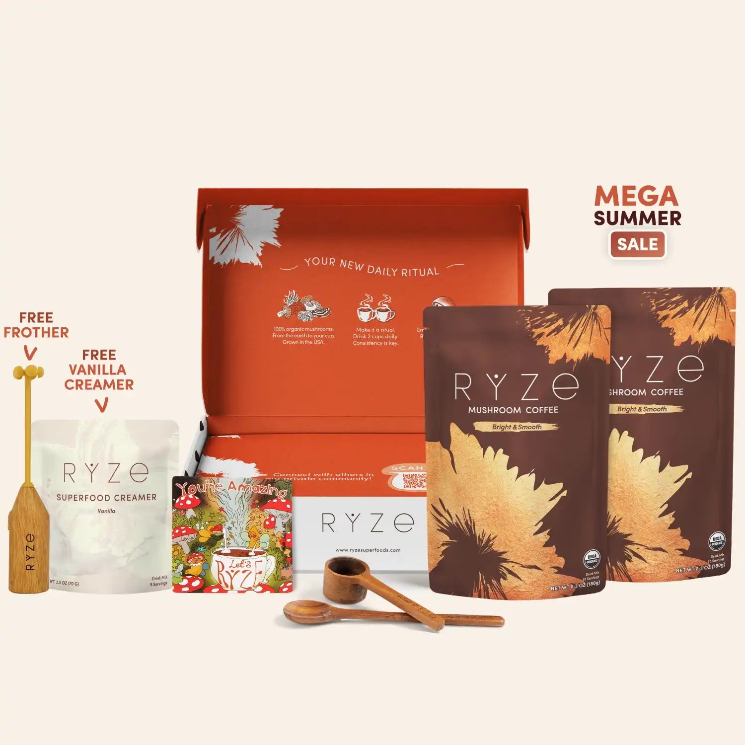 Mushroom Coffee Starter Kit (60 servings) B4