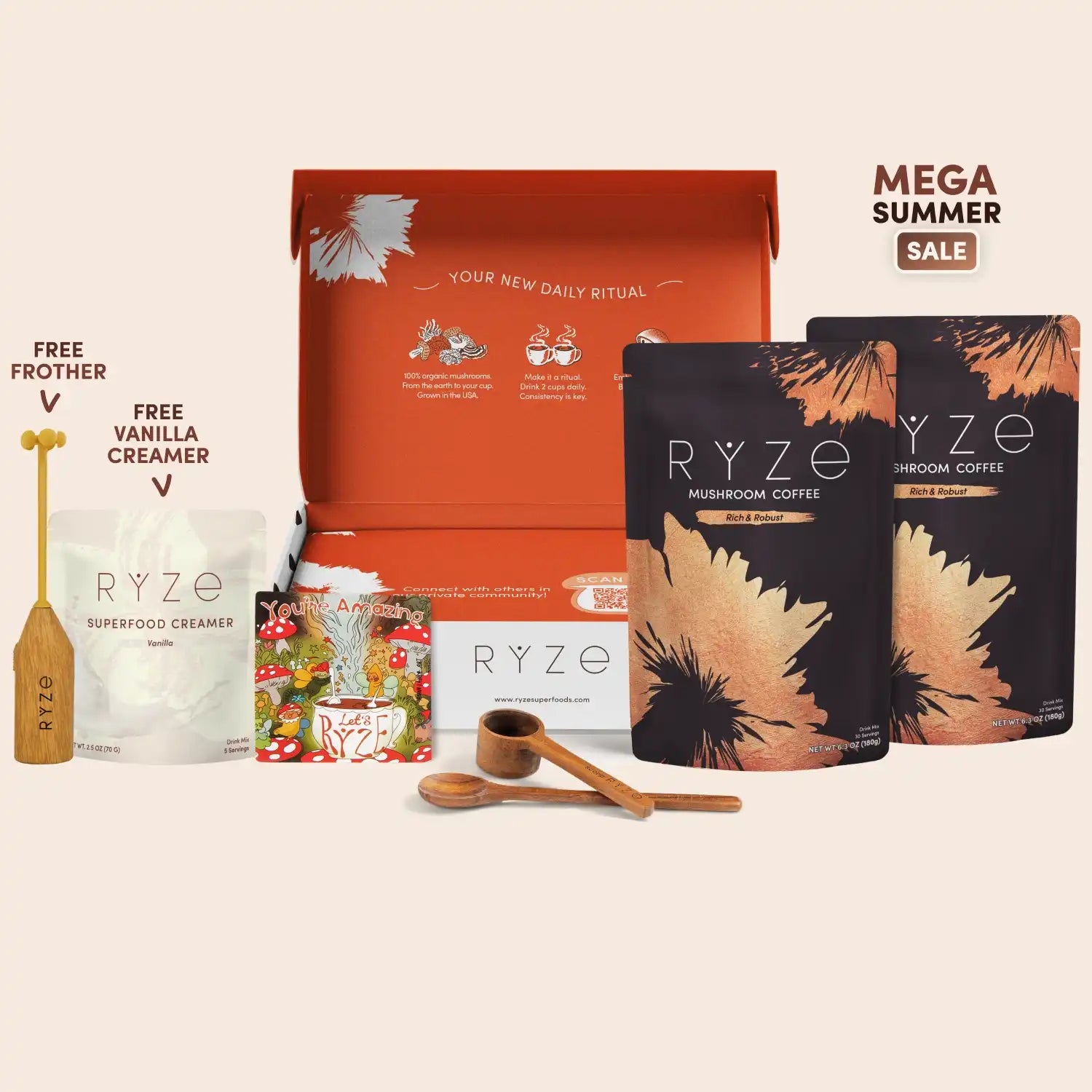 Mushroom Coffee Dark Roast Starter Kit (Upgrade) I0