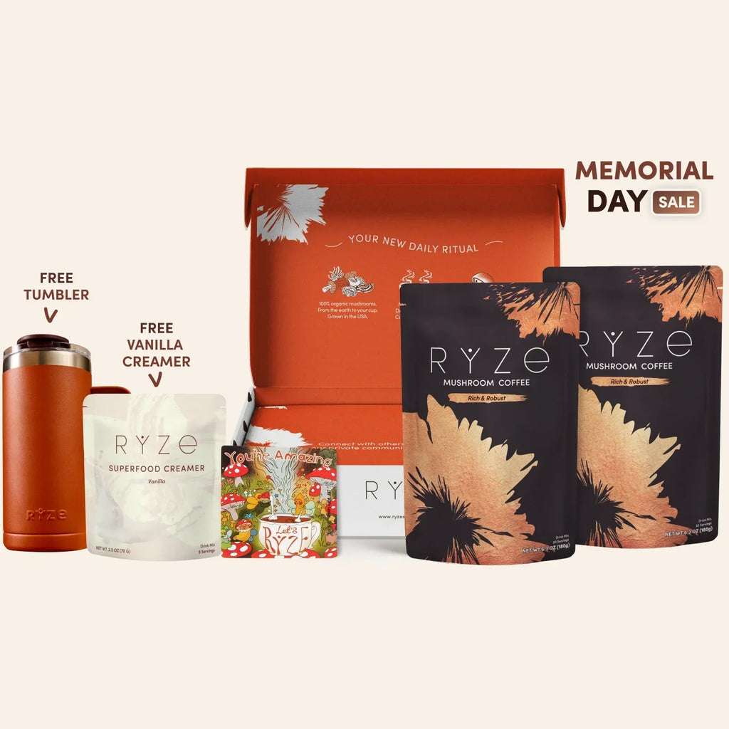 Mushroom Coffee Dark Roast Starter Kit 60 Serving I1