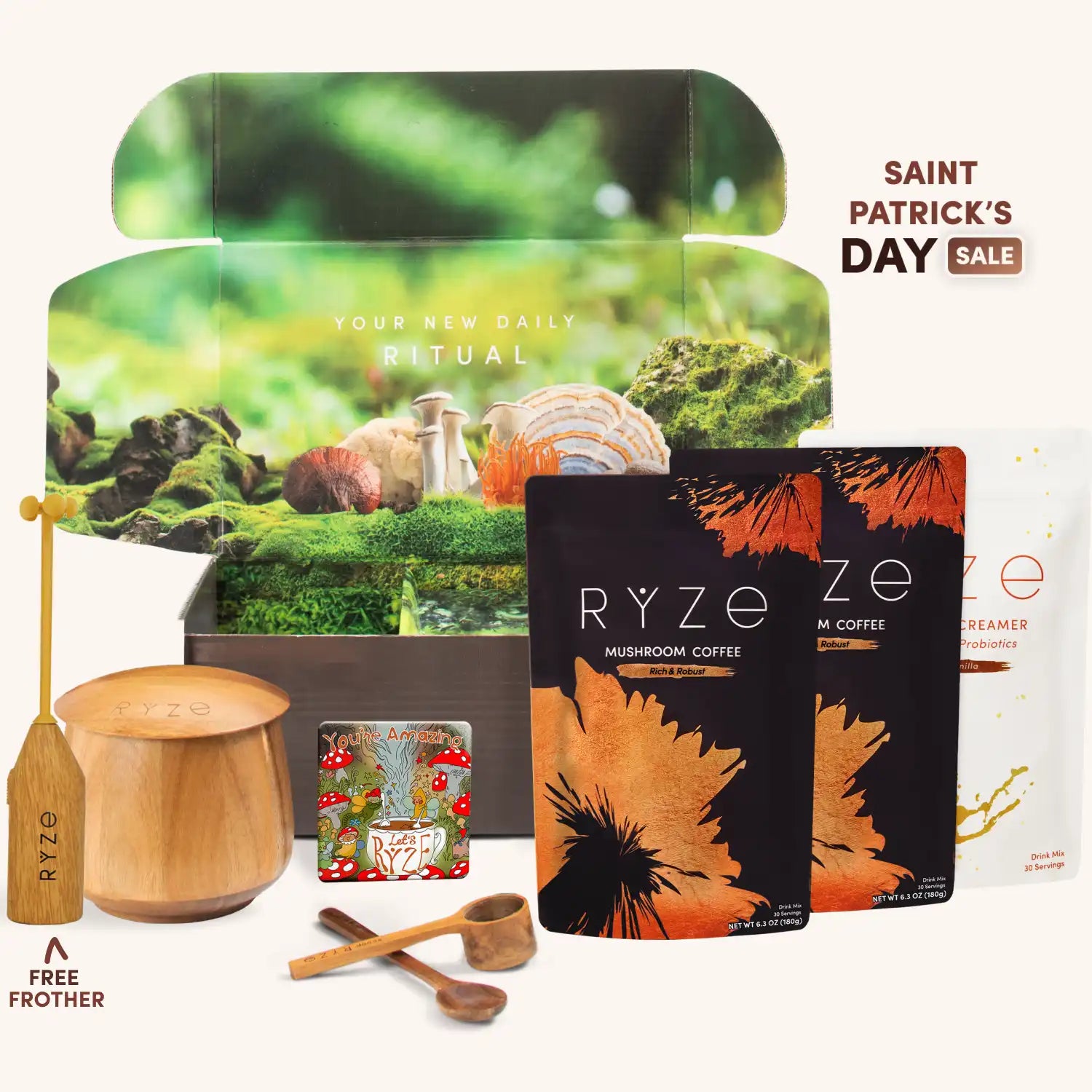 Mushroom Coffee Ritual Set W5