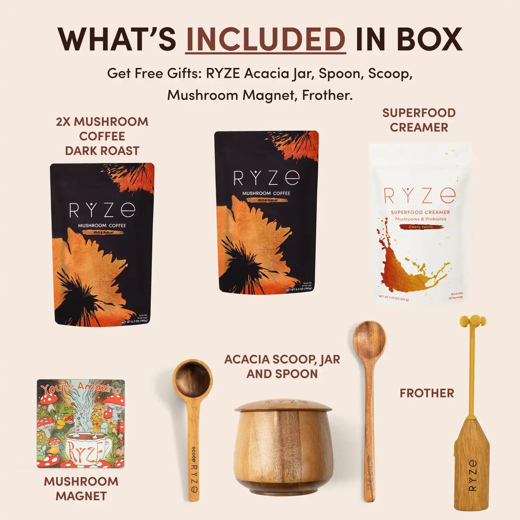 Mushroom Coffee Ritual Set W5