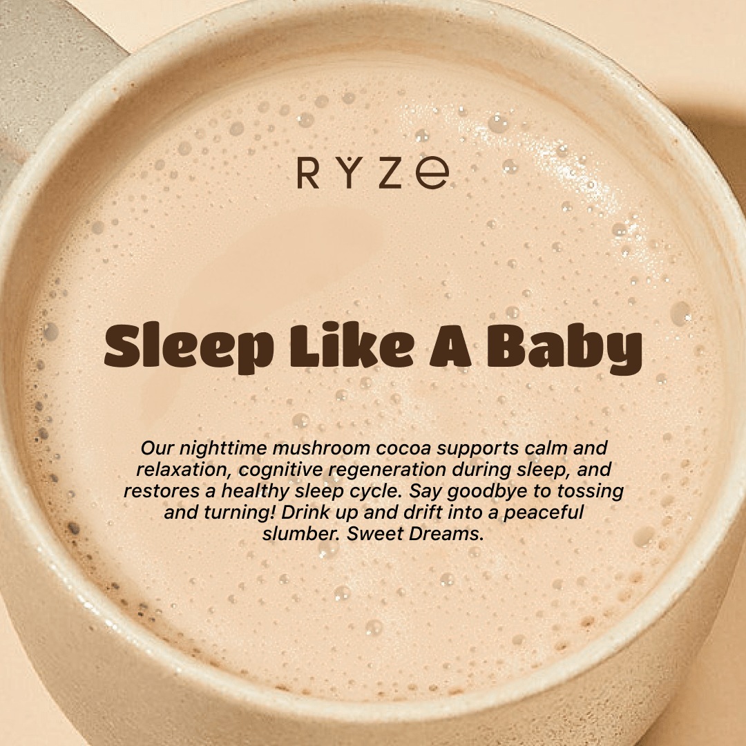 Hot Cocoa - with 6 Sleep Superfoods to Help Fall Asleep and Stay Asleep X1