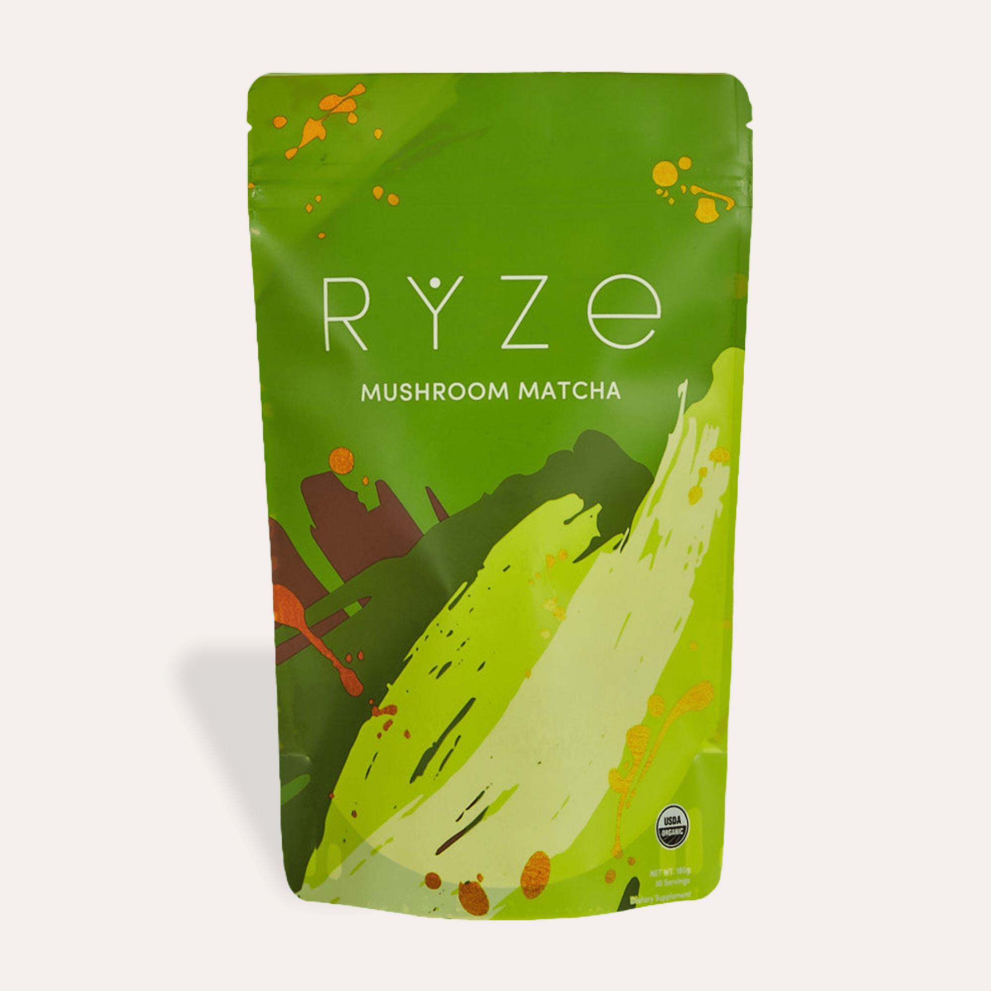 Mushroom Matcha - with 6 Organic Adaptogenic Mushrooms Grown In USA and Ceremonial-Grade Japanese Matcha K1